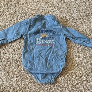 Carter's Blue Denim Baby Shirt